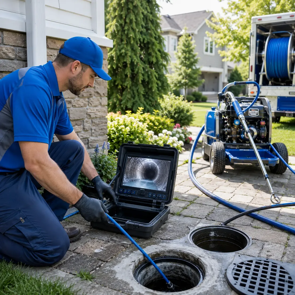 Outdoor drain cleaning professionals serving Adamsburg, PA